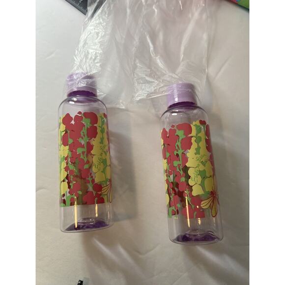 New Lilly Pulitzer Estee Lauder Make Up Bag Pink Pastel Floral Bag Pouch 9X5X2 - Picture 6 of 8